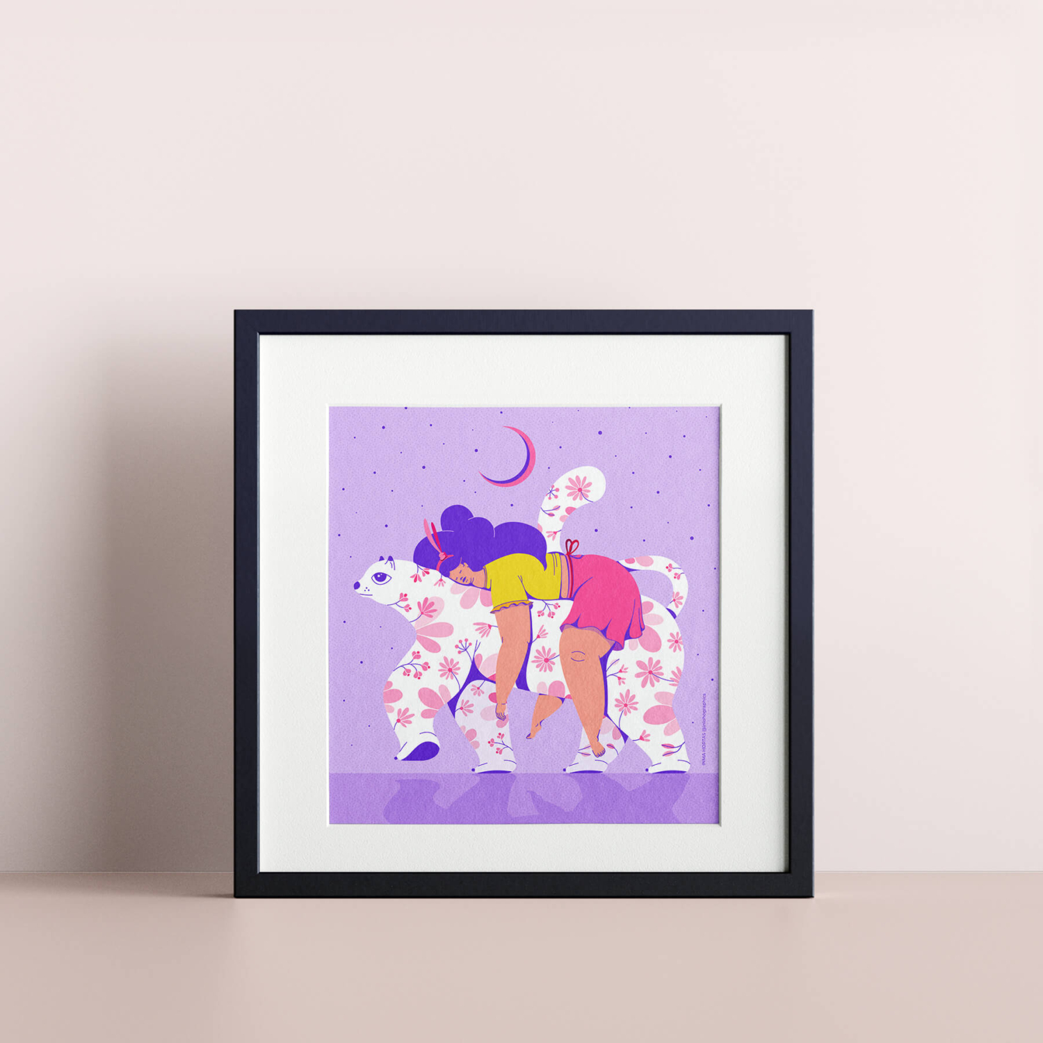 Haru Nap on the Tiger Print