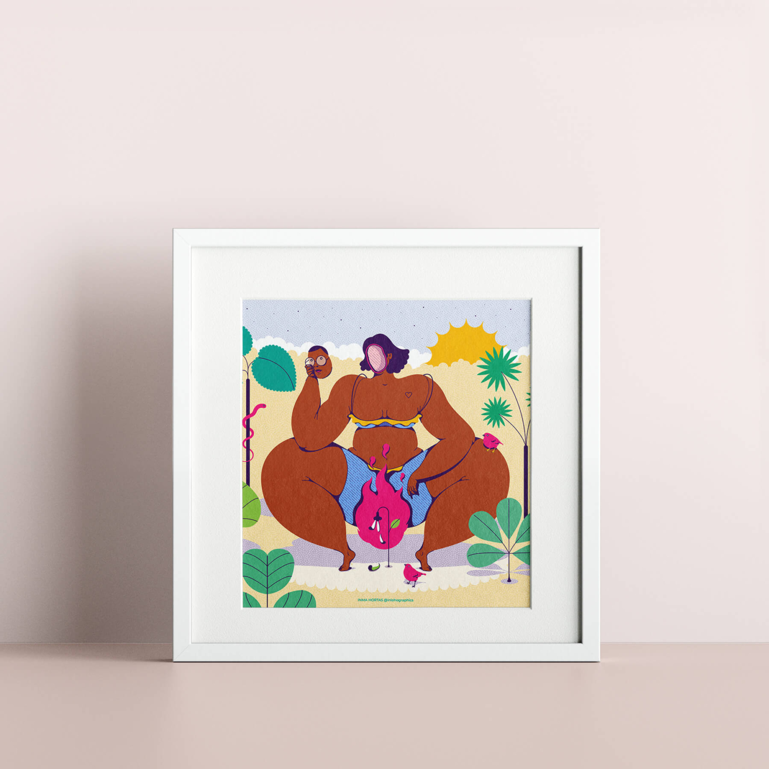 I am not my body Print