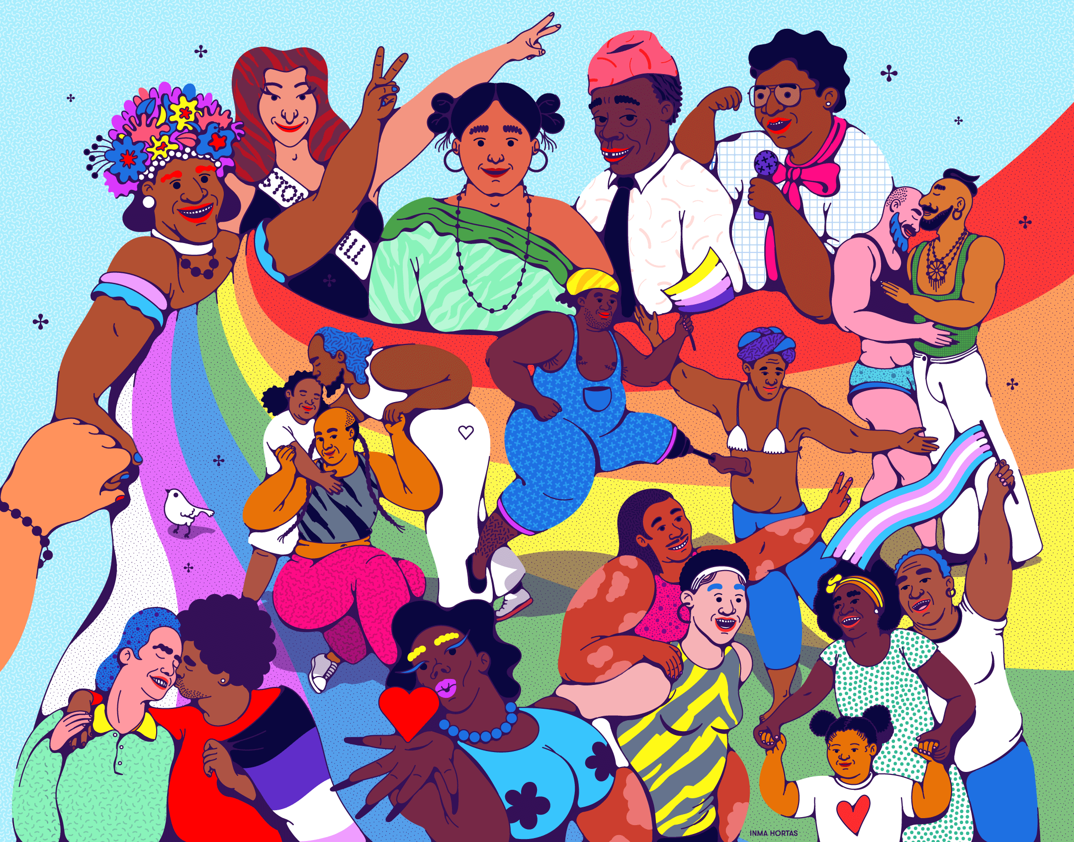 Southern Poverty Law Center splc june calendar 2024 by Inma Hortas Inlohographics Pride lgbt+ loveislove