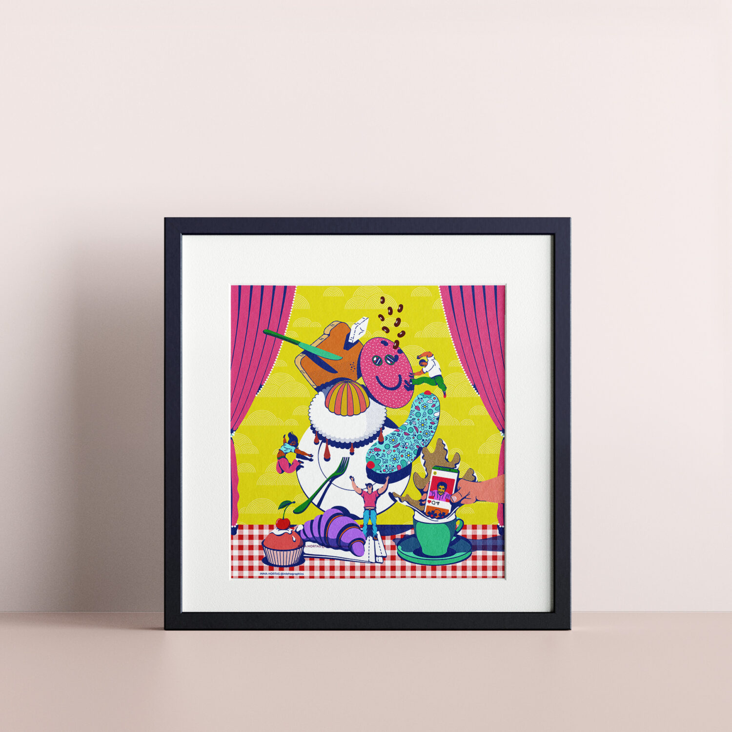 A lot on the plate Print